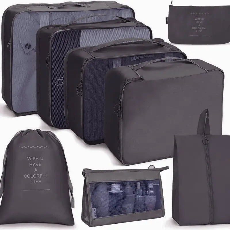 8-in-1 Travel Organiser Set