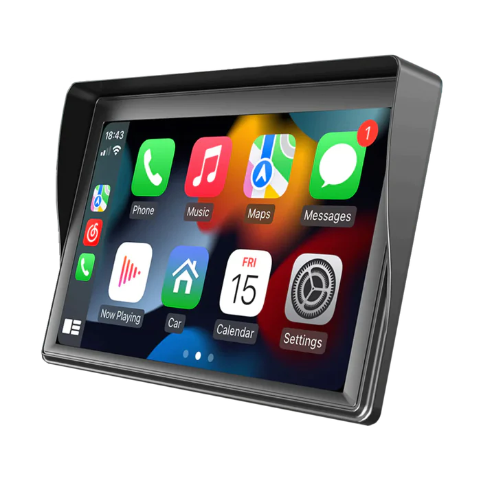 CarMate Companion: 7" Wireless CarPlay & Android Auto Smart Display